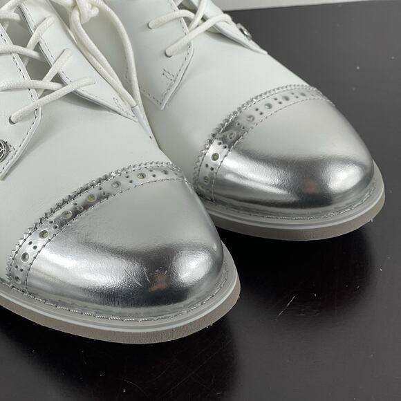 G/Fore Gallivanter Cap Toe Golf Shoes Womens Size 7.5 Snow G4LC20EF04 - Picture 7 of 15